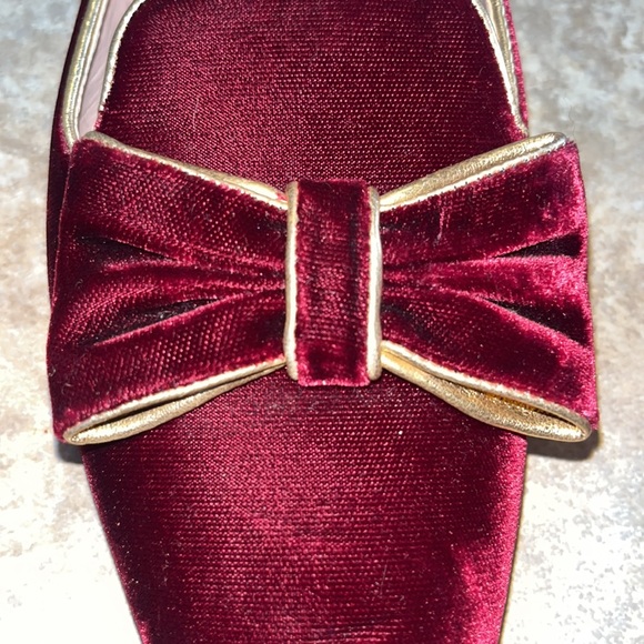 ❤️Host Pick❤️ Brand New J. Crew Burgundy Maroon Ballerina Velvet Loafers - Picture 8 of 11